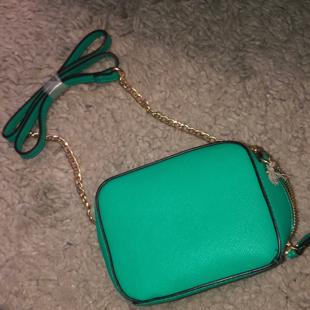 Never Used Small Green Target Bag